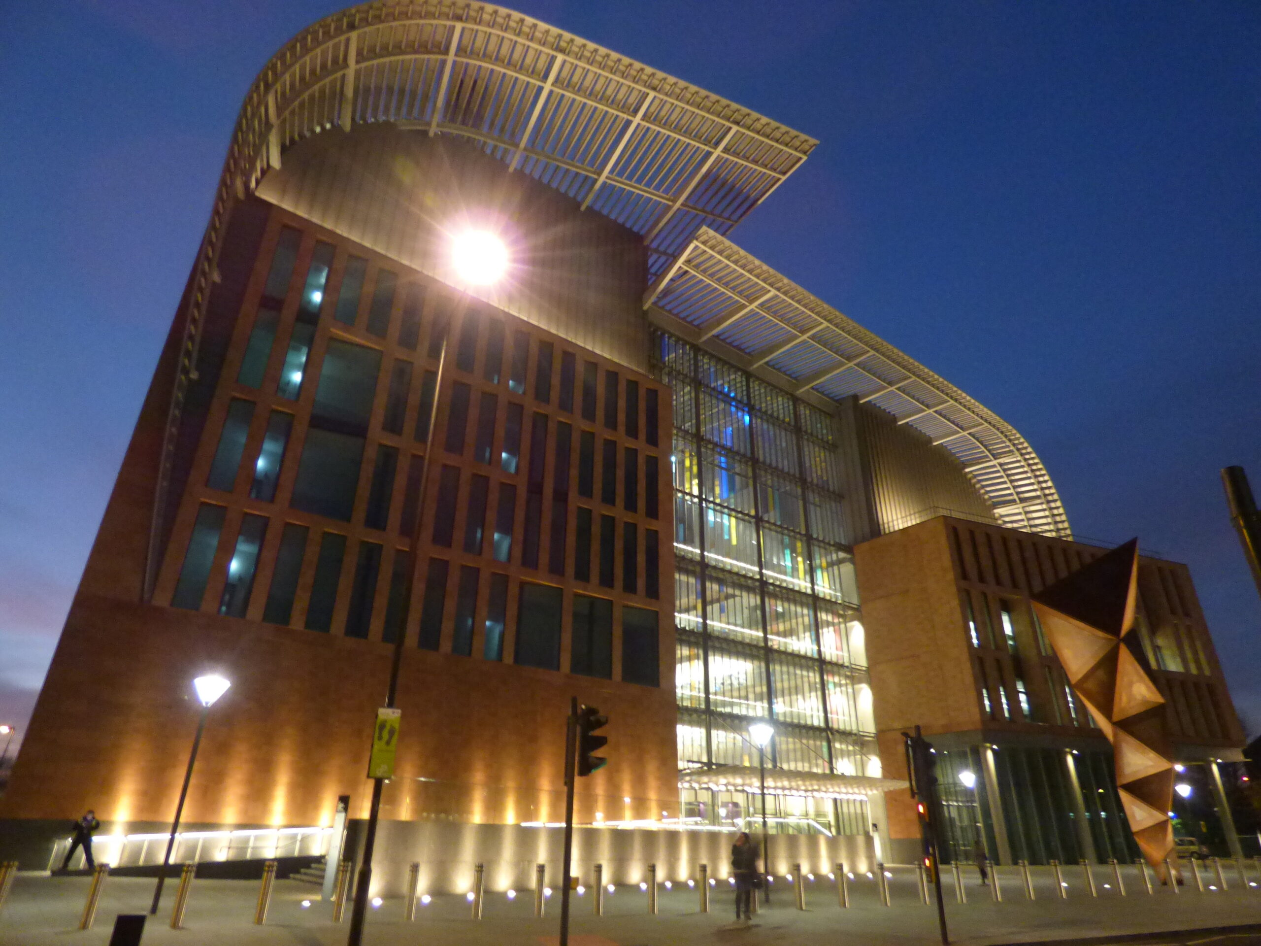 A biomedical research institute building.