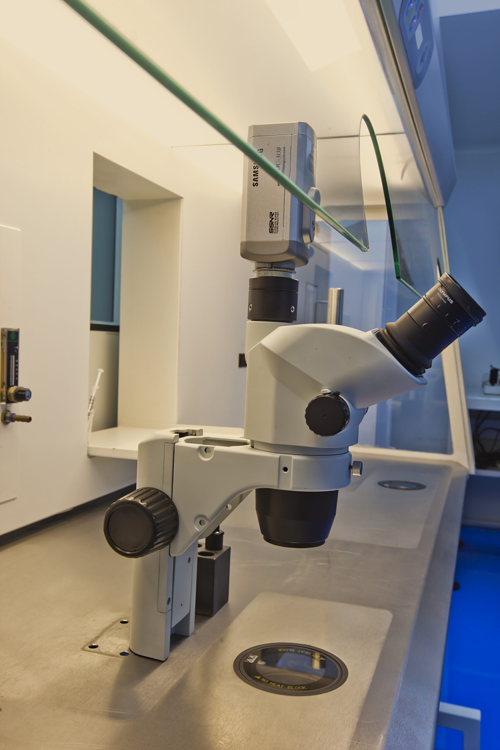 Instruments in an in vitro fertilisation laboratory.