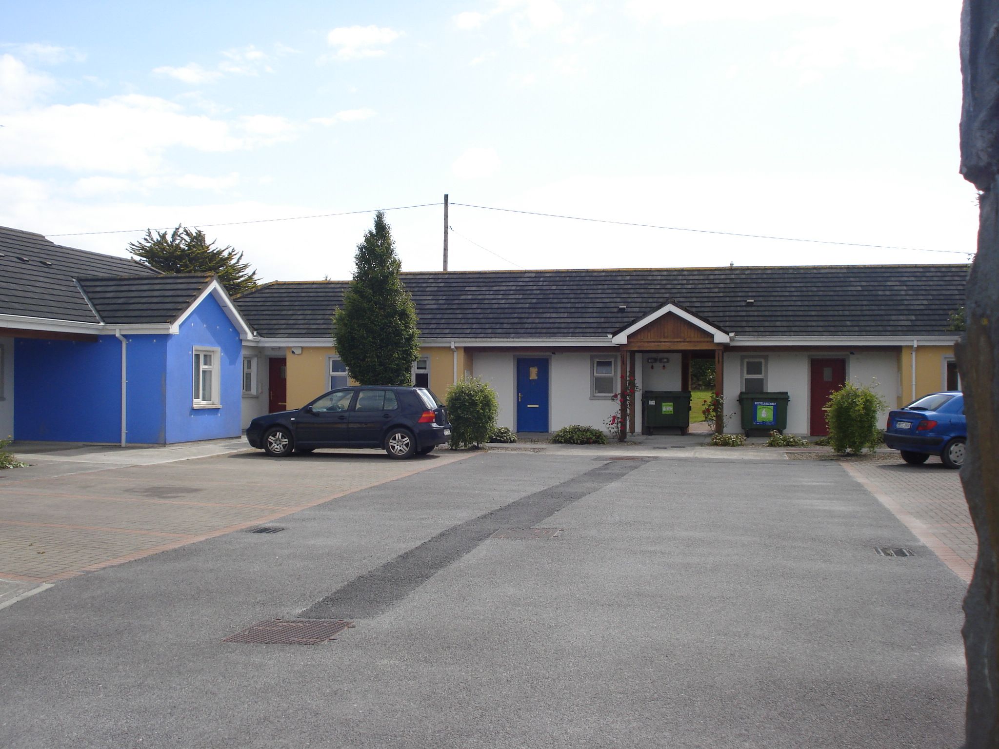 A retirement village of single-storey houses.