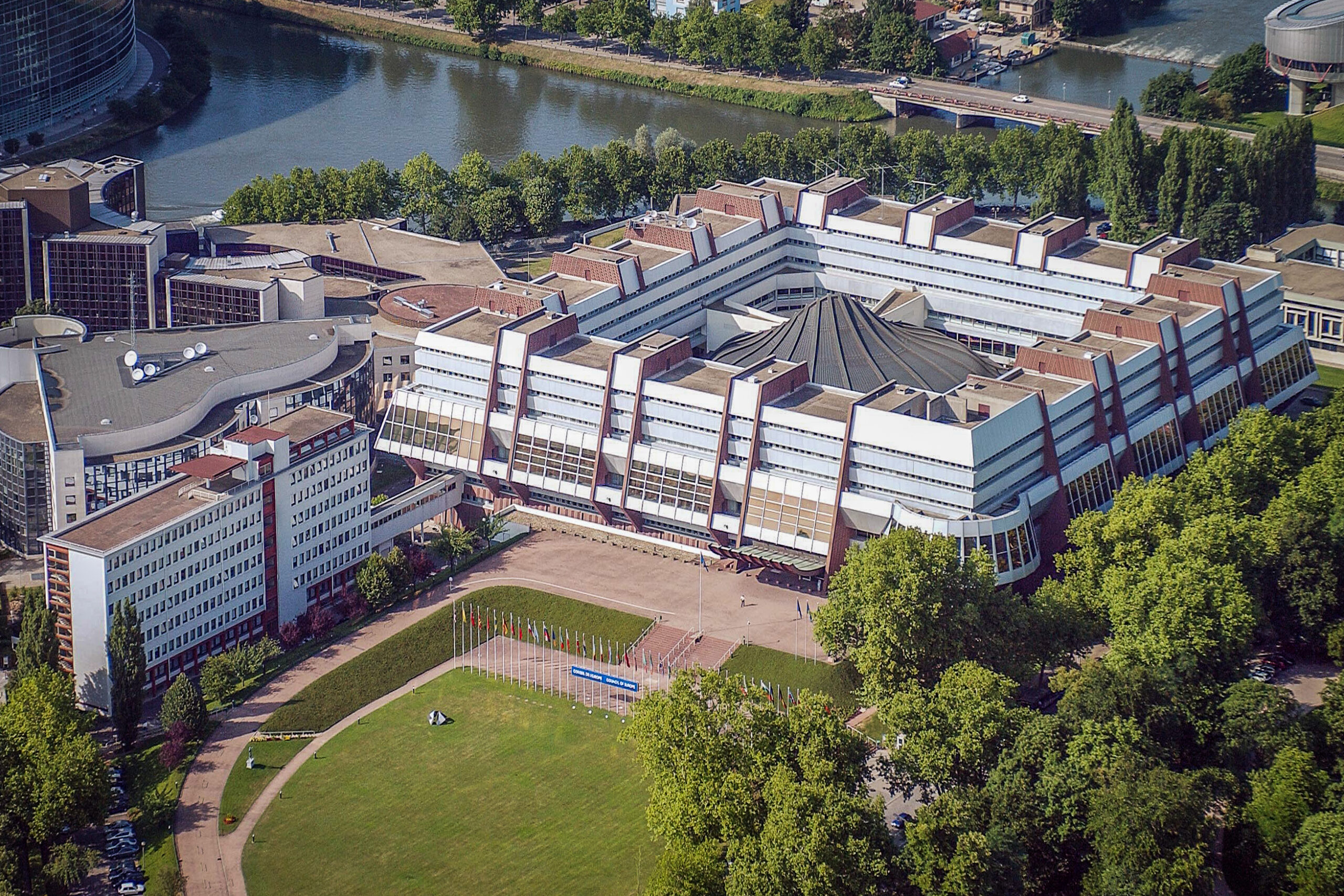 The Palace of Europe, seat of the Council of Europe.