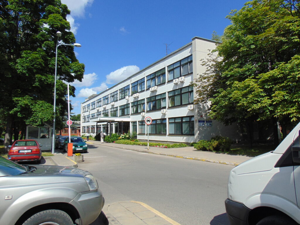 Antakalnis hospital building in Vilnius, Lithuania