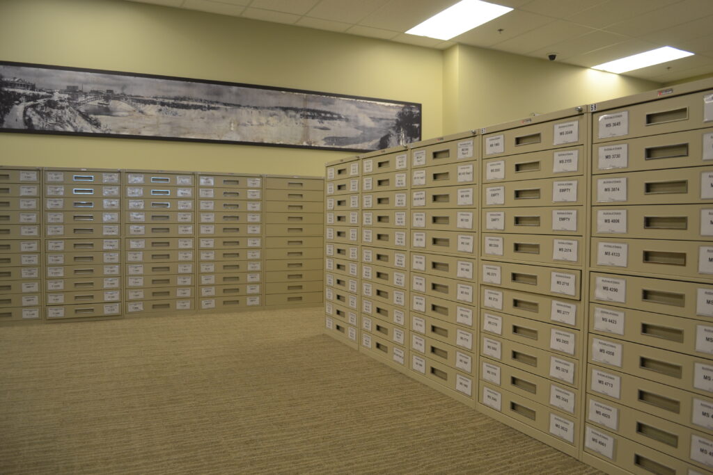 Records storage at the Archives of Ontario