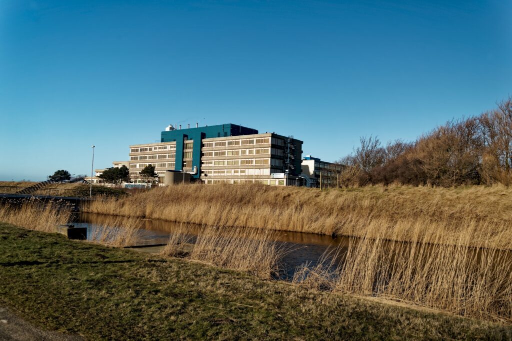 Exterior of the hospital on Linieweg in Den Helder, Netherlands