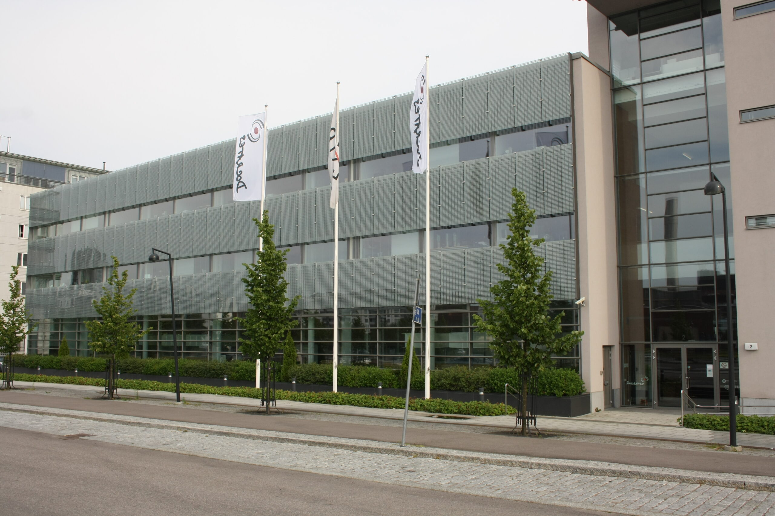Docrates private cancer hospital building in Helsinki, Finland
