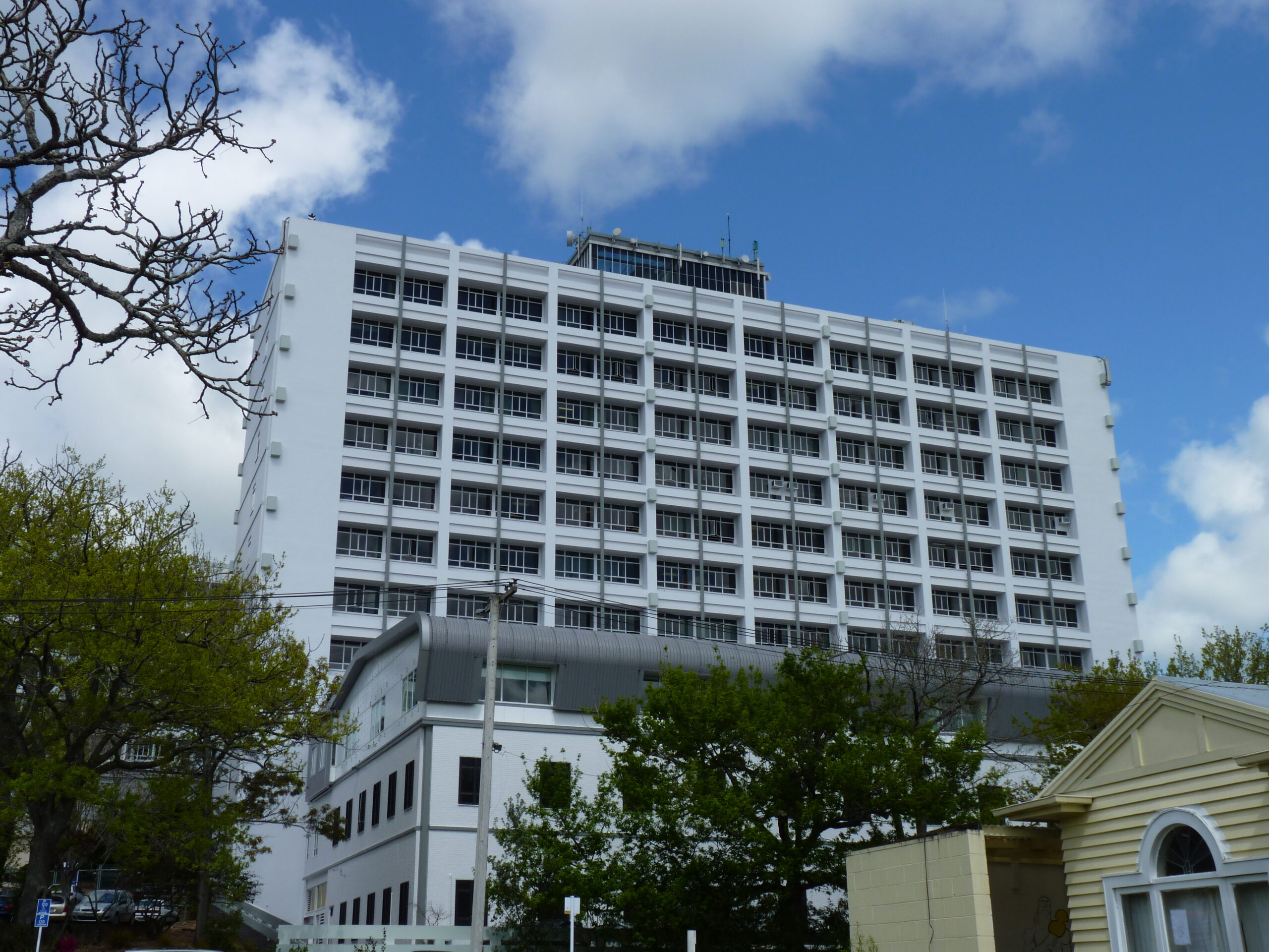 The Elizabeth Rothwell Building at Waikato Hospital in Hamilton, New Zealand