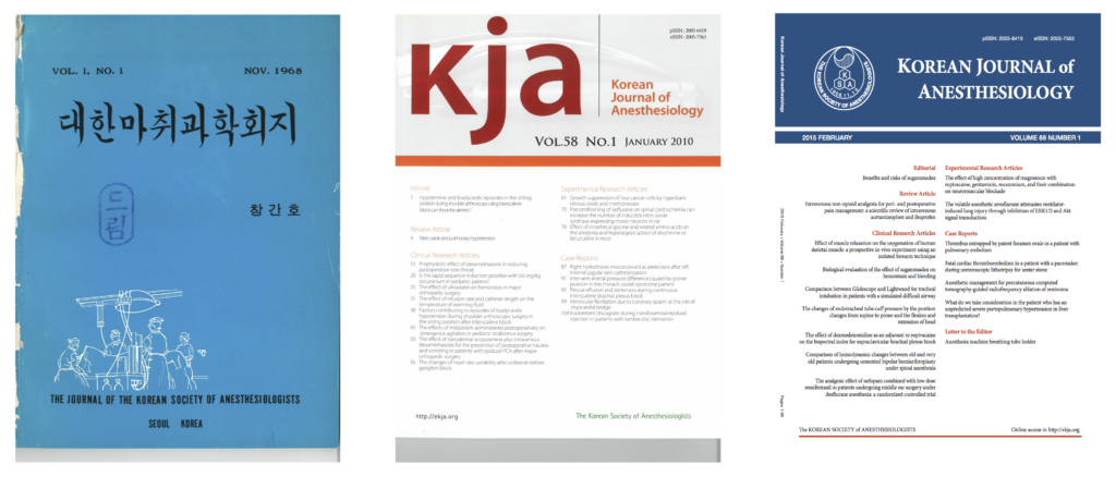 Covers of successive issues of a peer-reviewed medical journal