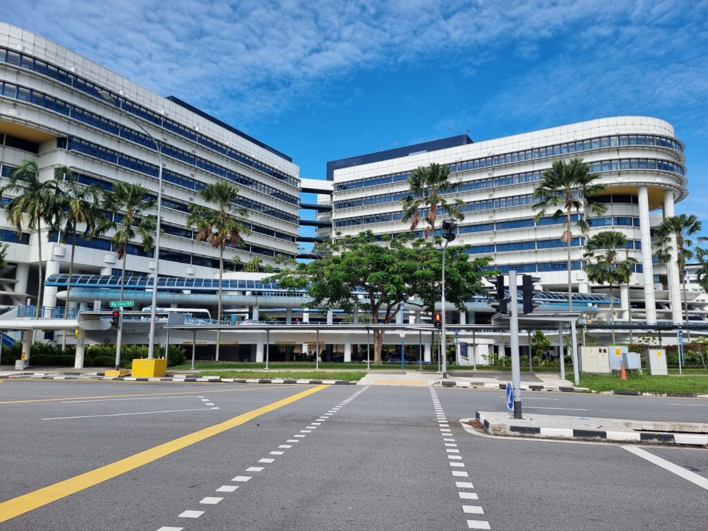 Street view of KK Women and Children Hospital in Singapore