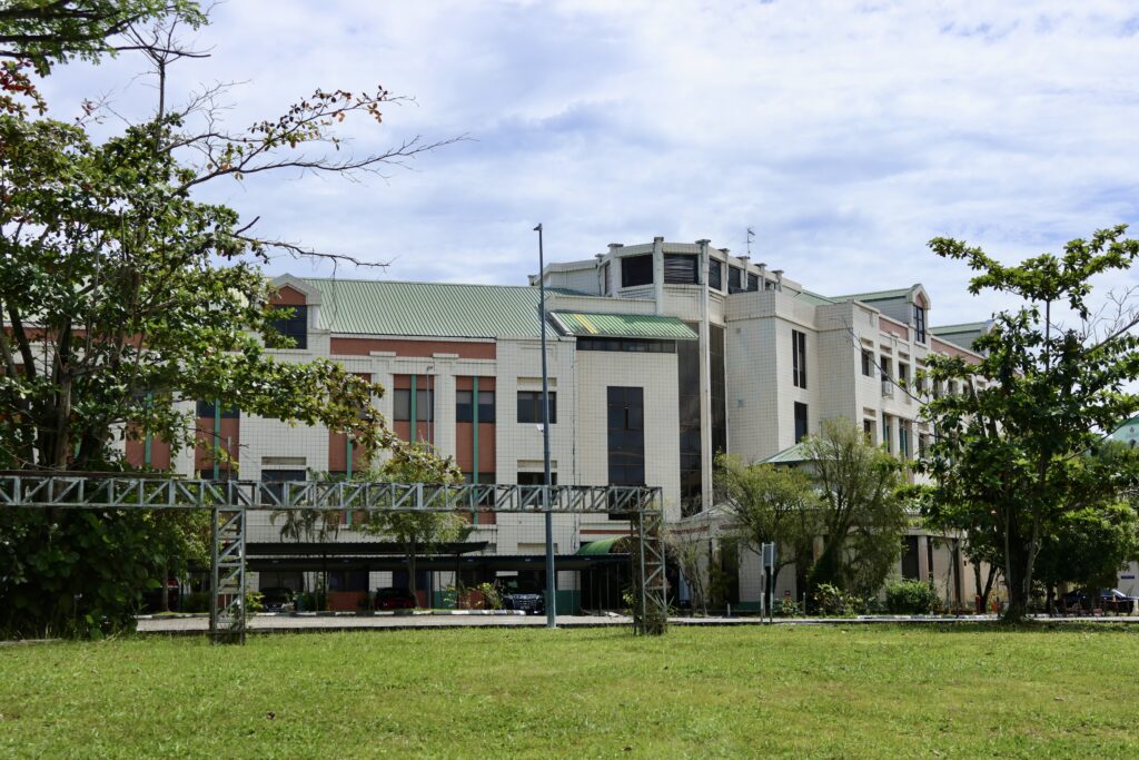 The exterior of a national ministry of health building