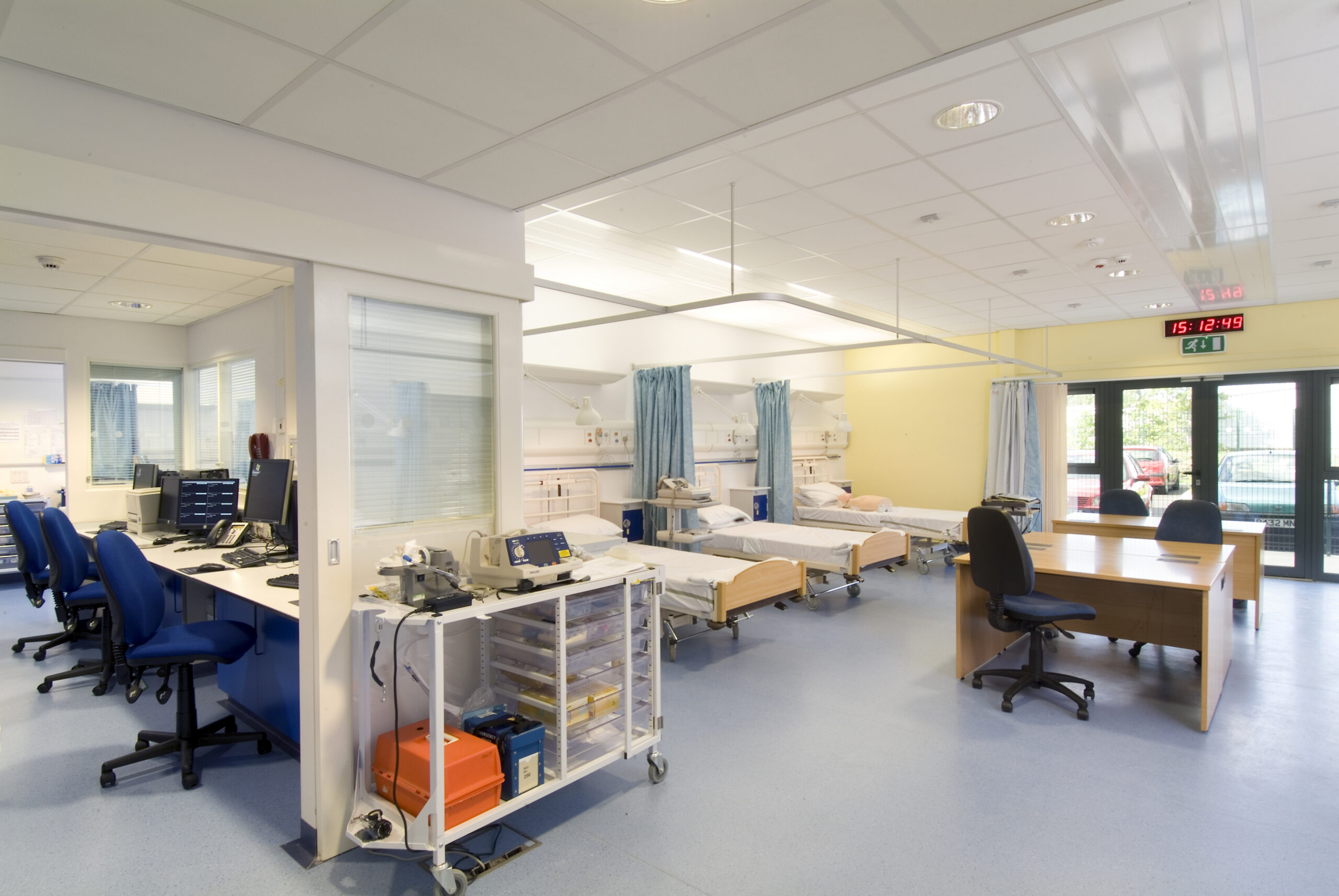 A ward in a dedicated clinical research unit